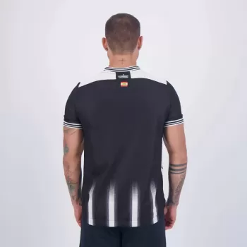 2024 2025 Figueirense Mens Third Soccer Jersey Black Gradient