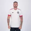 2024 2025 Flamengo Mens Away Soccer Jersey White Waves