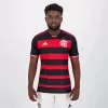 2024 2025 Flamengo Mens Home Soccer Jersey Red Black