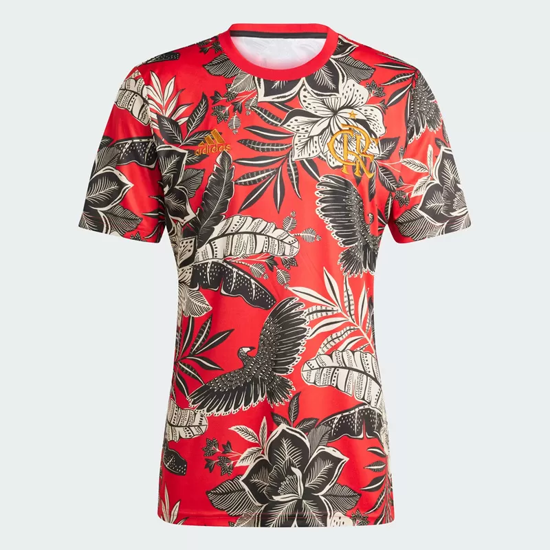 2024 2025 Flamengo x Farm Mens Pre Match Soccer Jersey Special Edition 2024 2025 Flamengo x Farm Mens Pre Match Soccer Jersey Special Edition