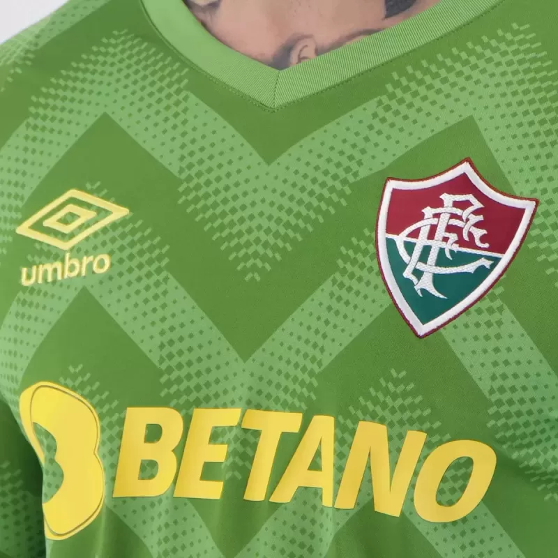 2024 2025 Fluminense Mens Goalkeeper Soccer Jersey Green