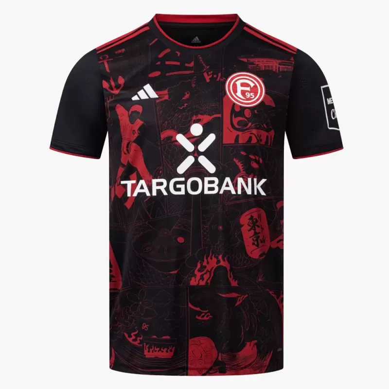 2024 2025 Fortuna Dusseldorf Mens Katana Soccer Jersey Black Cultural 2024 2025 Fortuna Dusseldorf Mens Katana Soccer Jersey Black Cultural