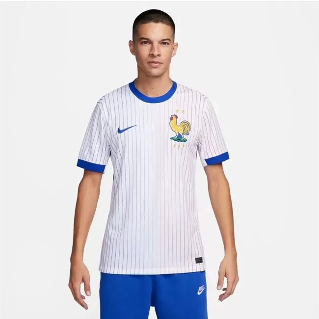 2024 2025 France Mens Away Authentic Soccer Jersey Player Version