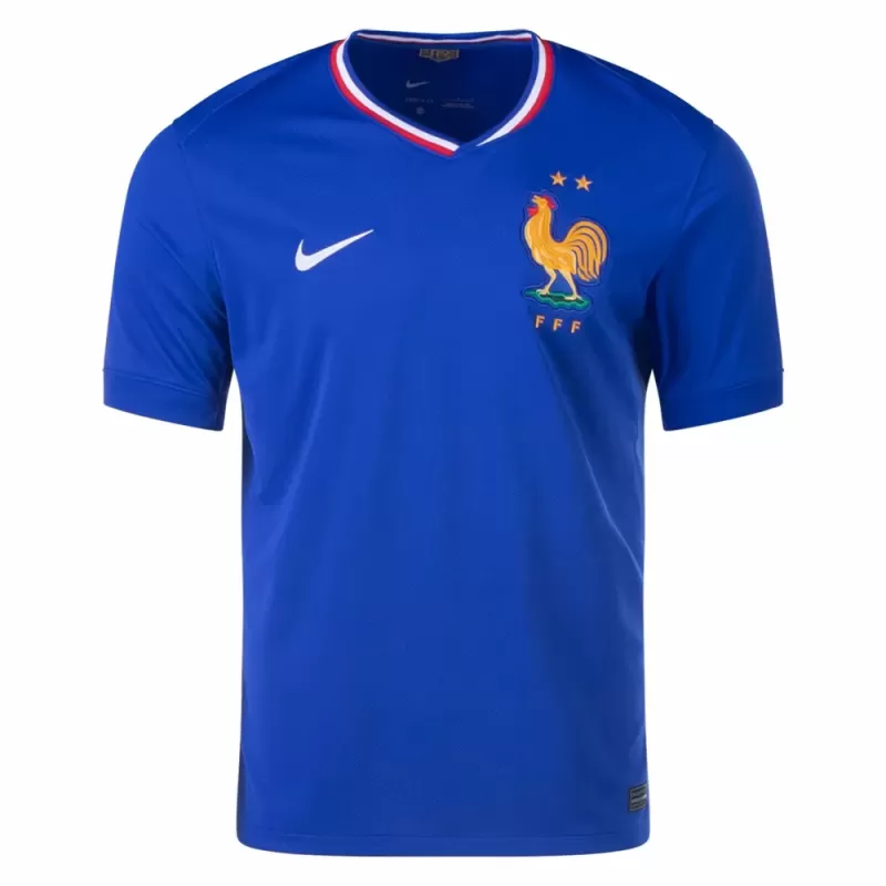 2024 2025 France Mens Home Soccer Jersey Blue Tricolour 2024 2025 France Mens Home Soccer Jersey Blue Tricolour