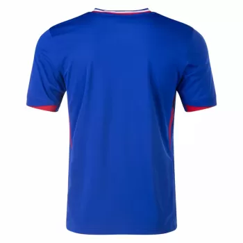 2024 2025 France Mens Home Soccer Jersey Blue Tricolour