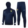 2024 2025 France Mens Navy Hooded Presentation Soccer Tracksuit Kit 2024 2025 France Mens Navy Hooded Presentation Soccer Tracksuit Kit