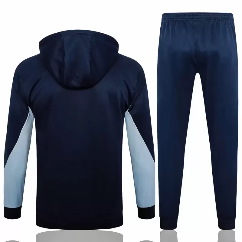 2024 2025 France Mens Navy Hooded Presentation Soccer Tracksuit Kit 2024 2025 France Mens Navy Hooded Presentation Soccer Tracksuit Kit