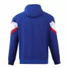 2024 2025 France Mens Navy Hooded Windbreaker Jacket Water Repellent 2024 2025 France Mens Navy Hooded Windbreaker Jacket Water Repellent