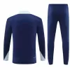 2024 2025 France Mens Navy Training Technical Soccer Tracksuit Kit