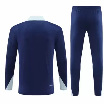 2024 2025 France Mens Navy Training Technical Soccer Tracksuit Kit