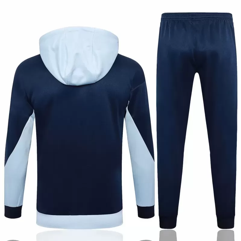 2024 2025 France Mens White Hooded Presentation Soccer Tracksuit Kit 2024 2025 France Mens White Hooded Presentation Soccer Tracksuit Kit