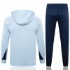 2024 2025 France Mens White Hooded Technical Soccer Tracksuit Kit 2024 2025 France Mens White Hooded Technical Soccer Tracksuit Kit