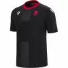 2024 2025 Georgia Mens Away Soccer Jersey Black Cross Pattern