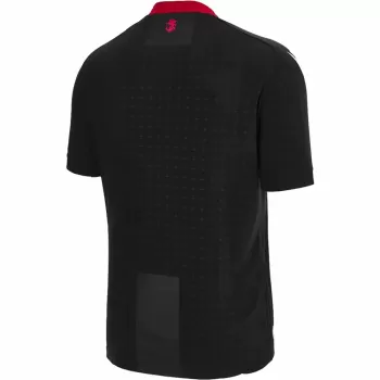 2024 2025 Georgia Mens Away Soccer Jersey Black Cross Pattern