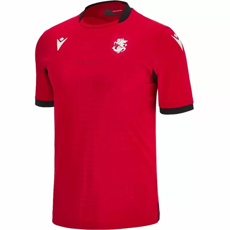 2024 2025 Georgia Mens Third Soccer Jersey Red National Kit 2024 2025 Georgia Mens Third Soccer Jersey Red National Kit