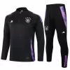 2024 2025 Germany Mens Black Training Technical Soccer Tracksuit Kit 2024 2025 Germany Mens Black Training Technical Soccer Tracksuit Kit
