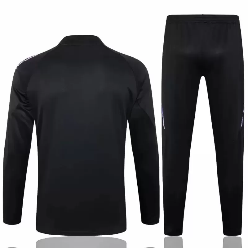 2024 2025 Germany Mens Black Training Technical Soccer Tracksuit Kit 2024 2025 Germany Mens Black Training Technical Soccer Tracksuit Kit