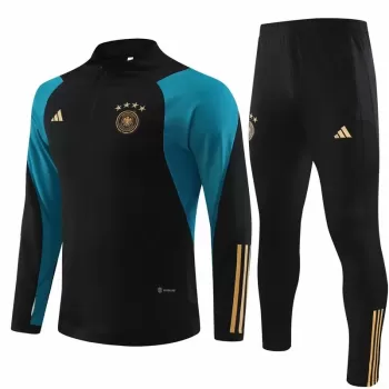 2024 2025 Germany Mens Blue Training Technical Soccer Tracksuit Kit