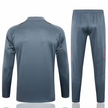2024 2025 Germany Mens Grey Training Technical Soccer Tracksuit Kit