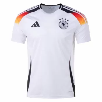 2024 2025 Germany Mens Home Soccer Jersey White Flame Gradient