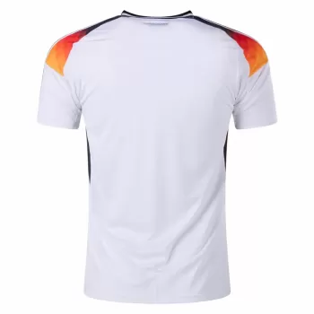 2024 2025 Germany Mens Home Soccer Jersey White Flame Gradient