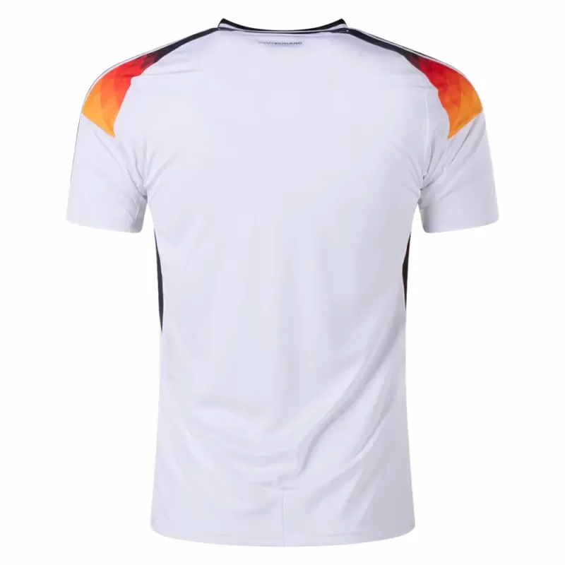 2024 2025 Germany Mens Home Soccer Jersey White Flame Gradient 2024 2025 Germany Mens Home Soccer Jersey White Flame Gradient