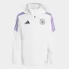 2024 2025 Germany Mens Player Rain Jacket White Waterproof 2024 2025 Germany Mens Player Rain Jacket White Waterproof