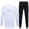 2024 2025 Germany Mens White Hooded Training Technical Soccer Tracksuit Kit 2024 2025 Germany Mens White Hooded Training Technical Soccer Tracksuit Kit