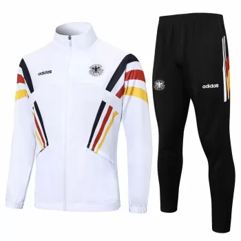 2024 2025 Germany Mens White Training Presentation Soccer Tracksuit Kit