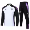 2024 2025 Germany Mens White Training Technical Soccer Tracksuit Kit