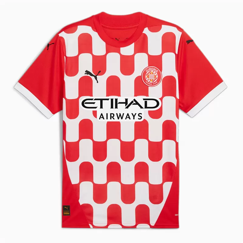 2024 2025 Girona FC Mens Home Soccer Jersey Red White 2024 2025 Girona FC Mens Home Soccer Jersey Red White
