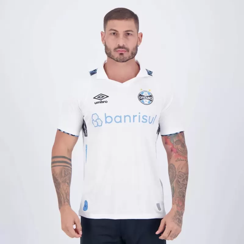 2024 2025 Gremio Mens Away Soccer Jersey White Yerba Mate 2024 2025 Gremio Mens Away Soccer Jersey White Yerba Mate