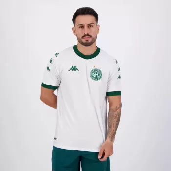 2024 2025 Guarani Mens Away Soccer Jersey White Heritage Jacquard