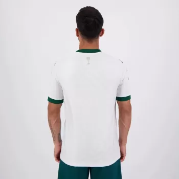 2024 2025 Guarani Mens Away Soccer Jersey White Heritage Jacquard