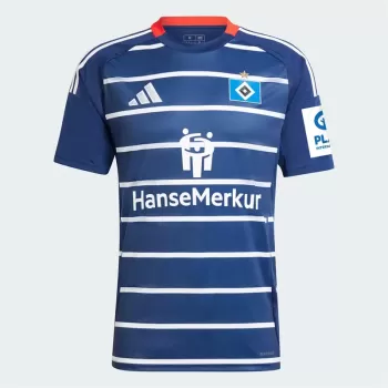 2024 2025 Hamburger SV Mens Away Soccer Jersey Navy Blue
