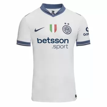 2024 2025 Inter Milan Mens Away Soccer Jersey Second Star White