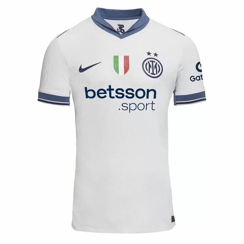 2024 2025 Inter Milan Mens Away Soccer Jersey Second Star White 2024 2025 Inter Milan Mens Away Soccer Jersey Second Star White