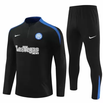 2024 2025 Inter Milan Mens Blue Training Technical Soccer Tracksuit Kit