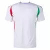 2024 2025 Italy Mens Away Soccer Jersey White Tricolore