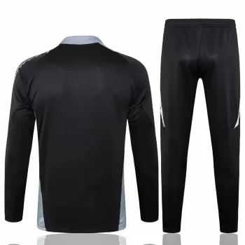 2024 2025 Italy Mens Black Training Technical Soccer Tracksuit Kit 2024 2025 Italy Mens Black Training Technical Soccer Tracksuit Kit