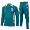 2024 2025 Italy Mens Green Training Technical Soccer Tracksuit Kit