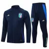 2024 2025 Italy Mens Navy Training Presentation Soccer Tracksuit Kit