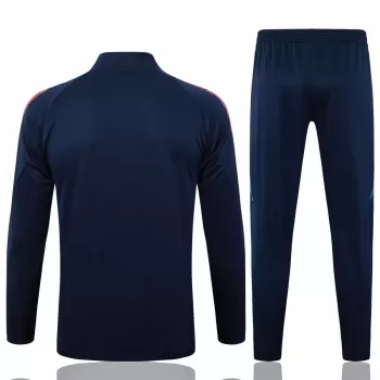 2024 2025 Italy Mens Navy Training Presentation Soccer Tracksuit Kit