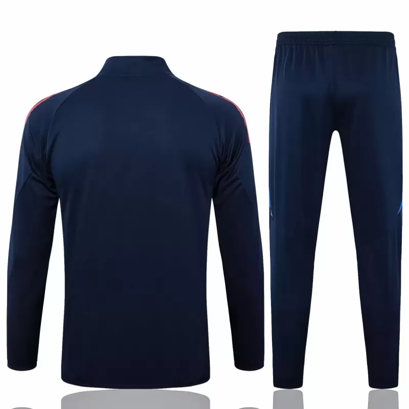 2024 2025 Italy Mens Navy Training Presentation Soccer Tracksuit Kit
