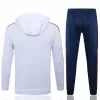 2024 2025 Italy Mens White Training Hooded Technical Tracksuit Kit 2024 2025 Italy Mens White Training Hooded Technical Tracksuit Kit
