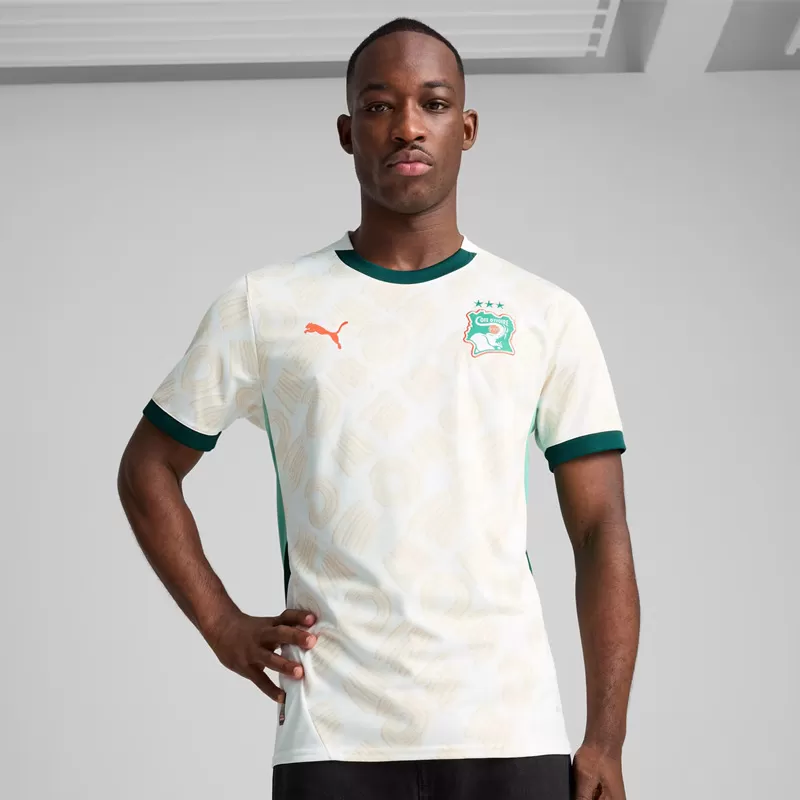 2024 2025 Ivory Coast Mens Authentic Away Soccer Jersey White