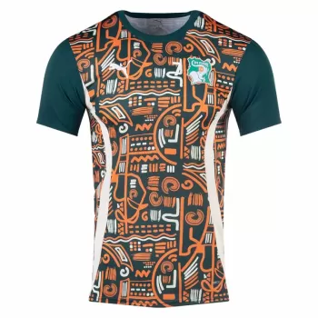 2024 2025 Ivory Coast Mens Pre Match Soccer Jersey Training