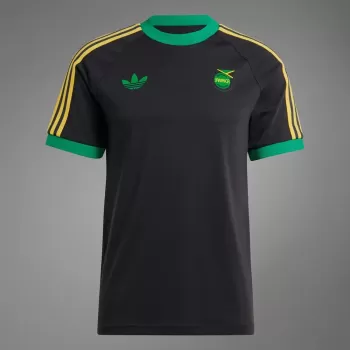2024 2025 Jamaica Mens Classics Retro Soccer Tee Black