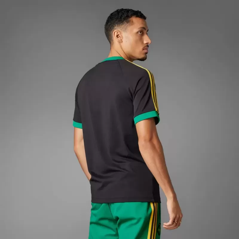 2024 2025 Jamaica Mens Classics Retro Soccer Tee Black