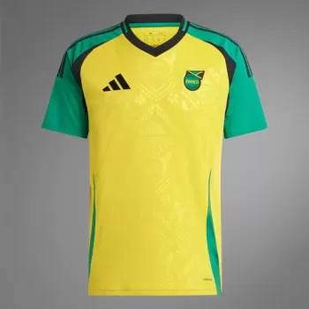 2024 2025 Jamaica Mens Home Soccer Jersey Hazy Yellow